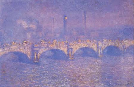 Claude Monet Waterloo Bridge china oil painting image